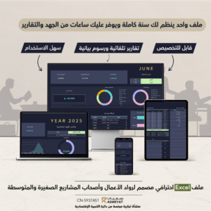 نموذج ذكي لإدارة أموالك بالكامل | Excel